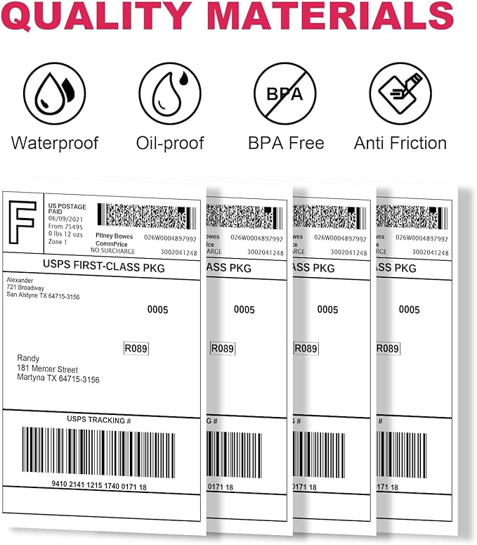 Shipping Labels 4"x6" Compatible - Image 3