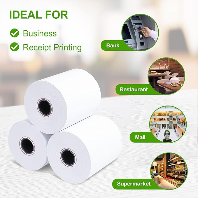 2 1/4 x 85 Thermal Receipt Paper, Compatible - Image 6