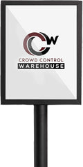 Crowd Control Warehouse Pedestal Standing Floor Sign Frame by Crowd+Control+Warehouse