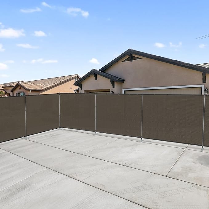 Patio 5' x 34' Outdoor Privacy Screen Freestanding Temporary Fence Panels Net - Image 5