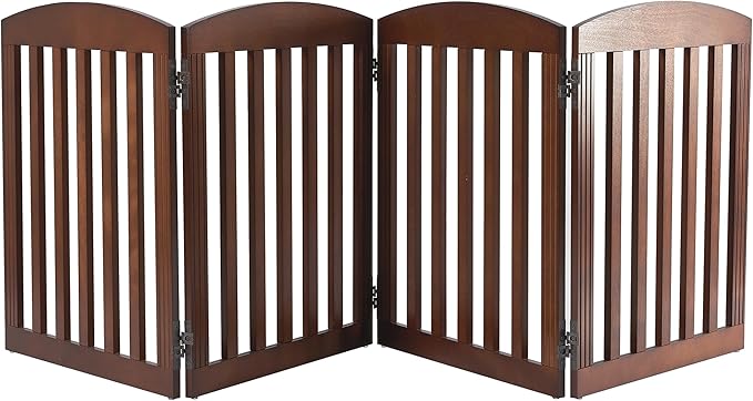 SPIRICH 96" Extra Wide 28" Tall Dog Gate Indoor, Dog Gates by SpirichLLC