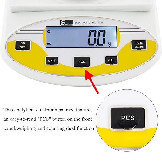CGOLDENWALL Large Range Lab Digital Analytical Balance Lab Precision Scale - Image 5