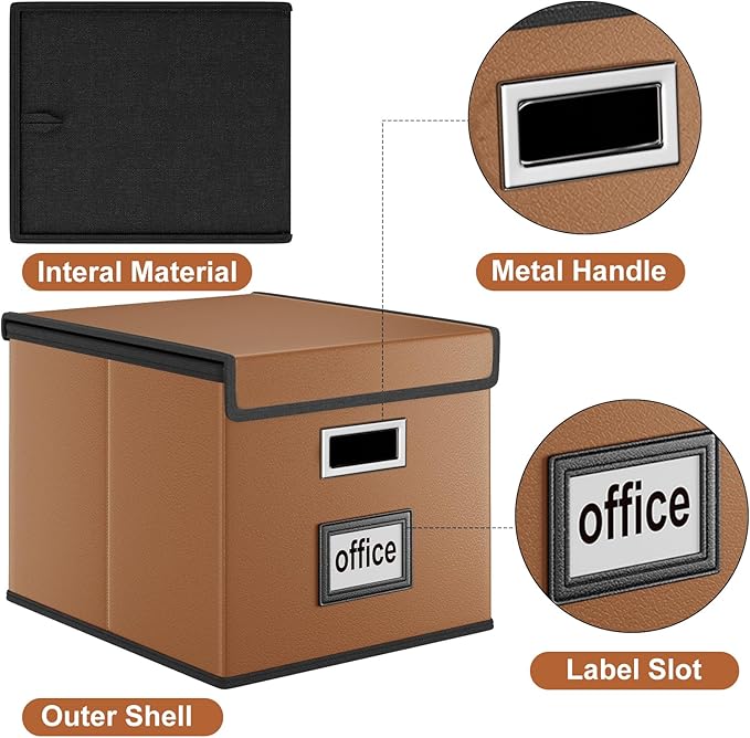 Huolewa File Organizer Boxes - Image 4