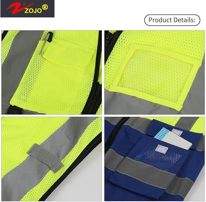 zojo High Visibility Safety Vests - Image 6