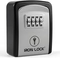 Iron Lock® Wall Mount Key Lock Box – Waterproof Heavy Duty Metal Lock Box by IronLock