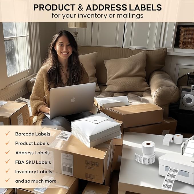 Arkscan 2 Rolls of 2.25 x 1.25 Direct Thermal Labels, Compatible - Image 5