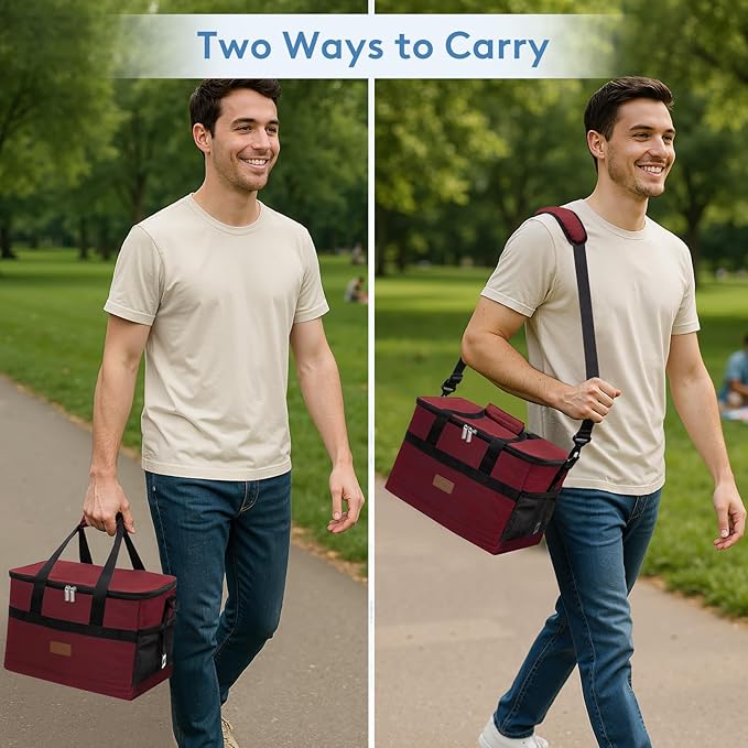 Lifewit Cooler Bag 30/50/60 Cans Collapsible and Insulated Large Lunch Bag - Image 6
