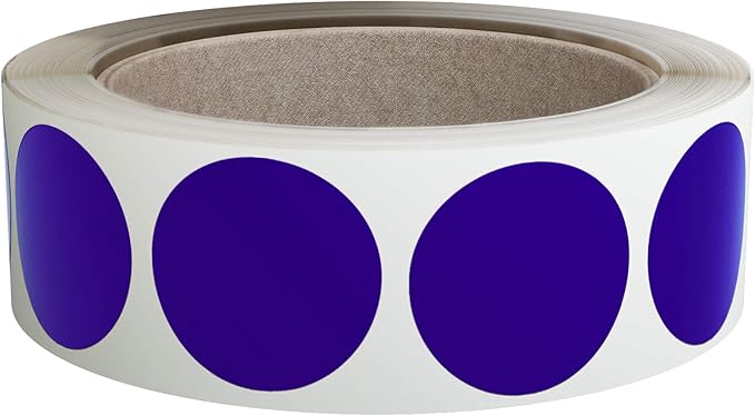 Royal Green Color-Coding Label Roll 25mm Royal Blue Stickers 1 Inch by RoyalGreen