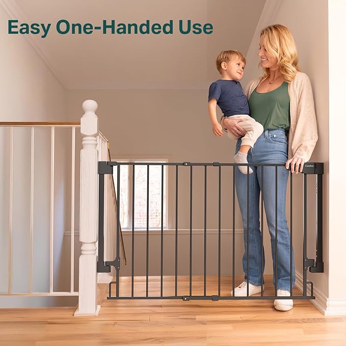Cumbor 2 Pack 29.2-43" No Bottom Bar Baby Gate - Image 8