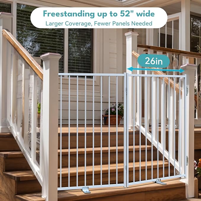 No Pawblems Free Standing Dog Gate - Image 4