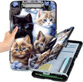 File Clipboard Storage with Pen Holder High Capacity Plastic Nursing Clipboards by DIGTIALL