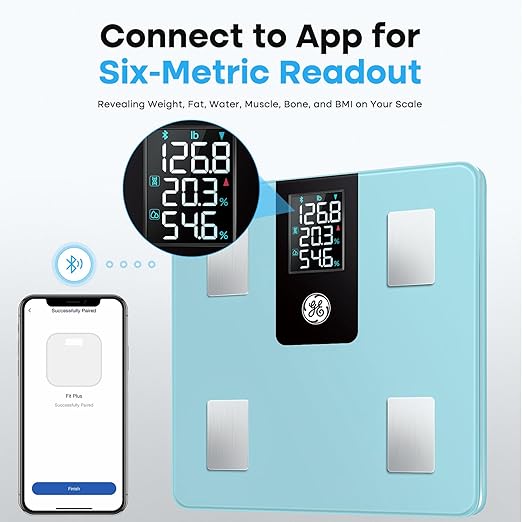 GE Smart Scale for Body Weight BMI Fat Muscle Mass - Image 3