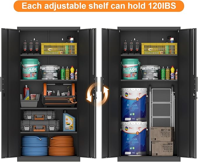 Metal Garage Storage Cabinets, Locking Garage Cabinets - Image 5
