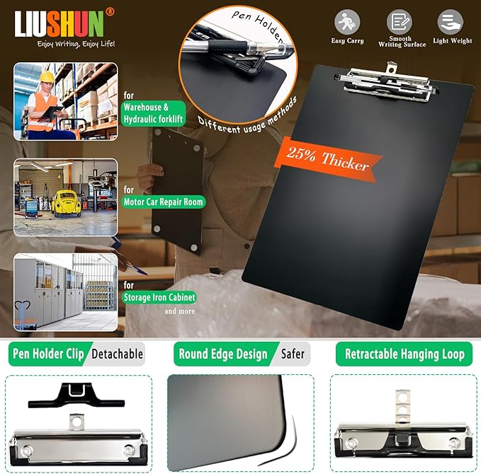 Aluminum Magnetic Clipboard A4 Metal Strong Fixed Magnet Message Clip Board - Image 4