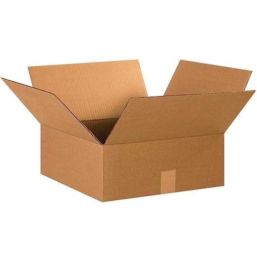Tape Logic Shipping Boxes Flat 15"L x 15"W x 6"H, Moving and Storage by TapeLogic