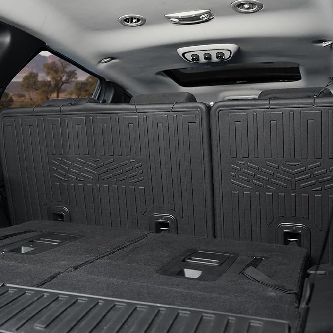 Kick Mats Backrest Mats for 2016-2025 2026 Dodge Durango 7 Seats Bench Seat Car - Image 3
