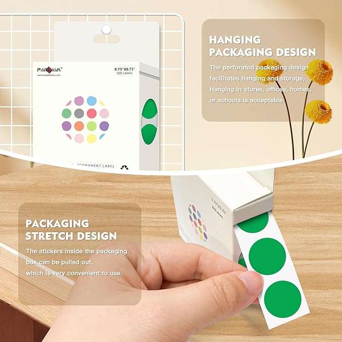 PARLAIM 3/4 Inch Color Coding Label Stickers - Image 7