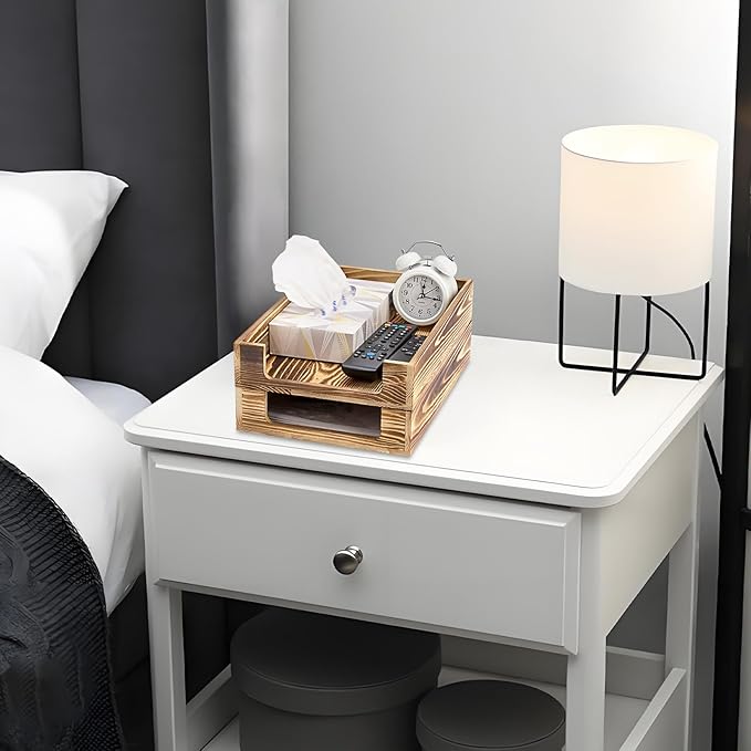 BTSKY 2PCS Vintage Wood Letter Tray - Image 9
