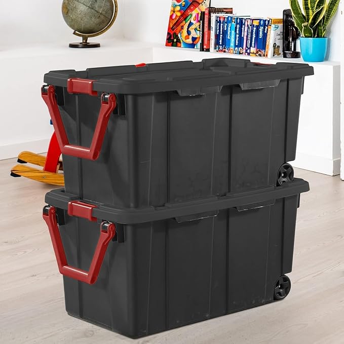 Storage Bins 40 Gallon Heavy-Duty Plastic Storage Bins, Container Totes - Image 5