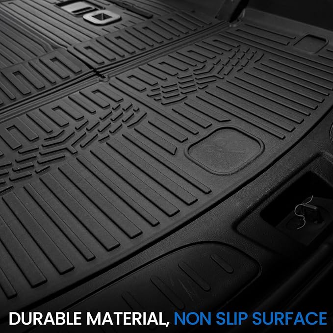 Cargo Mat Backrest Mats for 2016-2025 2026 Dodge Durango 6/7 Seats Car Mat - Image 8
