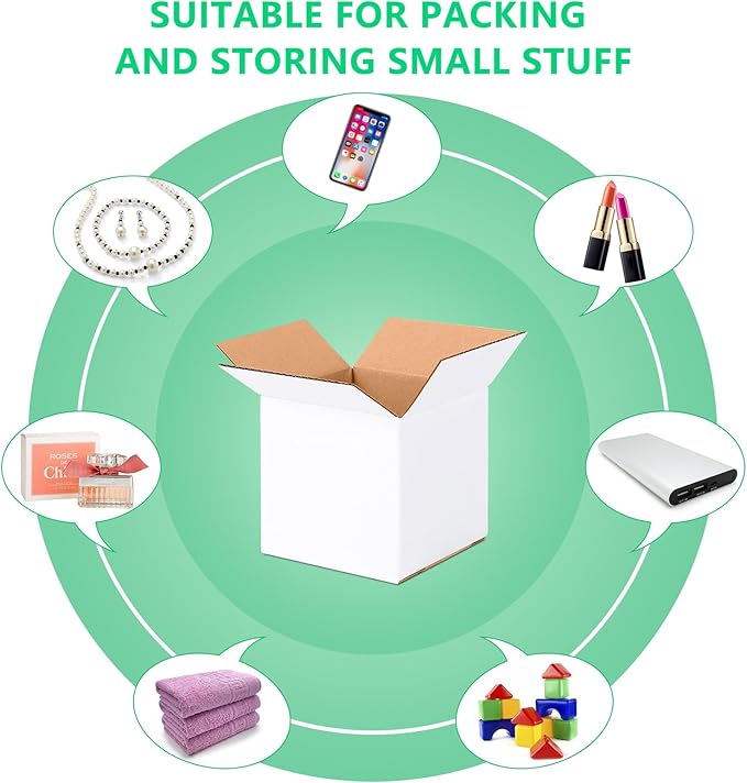 4x4x4 Small Shipping Boxes Set of 40 - Image 5