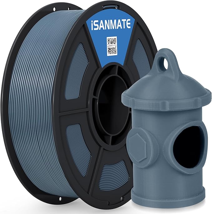 iSANMATE ASA Filament 1.75mm Bluish-Grey 1KG, UV & Weather Resistant 3D Printer by iSANMATE