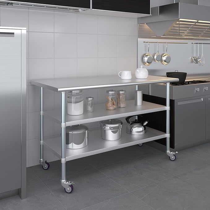 AmGood Stainless Steel Work Table - Image 7