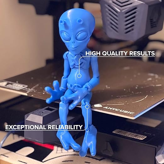 Panchroma PLA Azure Blue 3D Printer Filament, 1kg Spool, High Speed Printing - Image 3