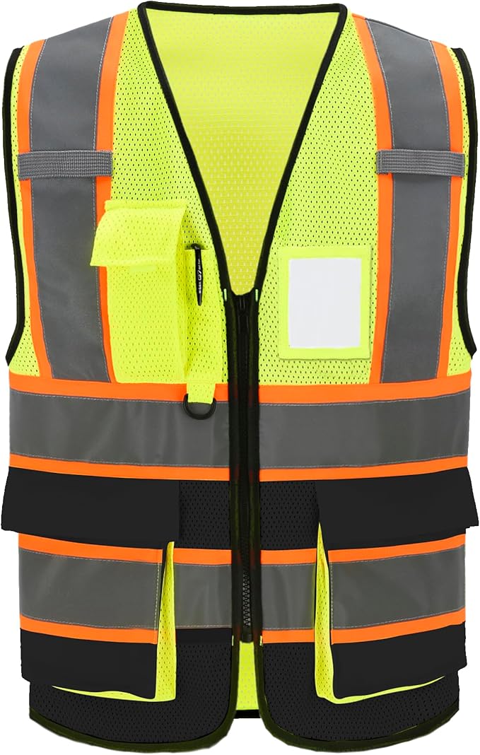 AYKRM 11 color High Vis Reflective Safety Vest by AYKRM