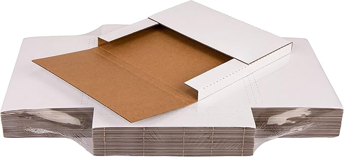 12" LP Mailers 12.8"L x 12.8"W x 1"H Vinyl Record Shipping Boxes, 15 Pack - Image 6