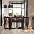 Wooden Freestanding Pet Gate, Pet Gate by RedFinches