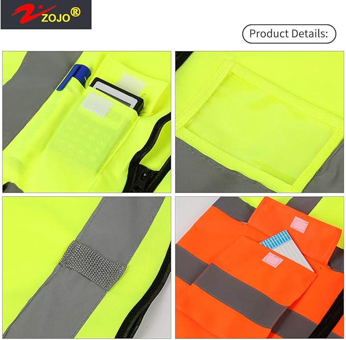 zojo High Visibility Safety Vests - Image 6