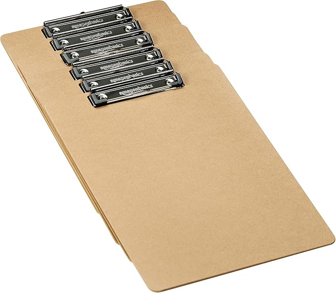 Amazon Basics Hardboard Office Clipboard by AmazonBasics