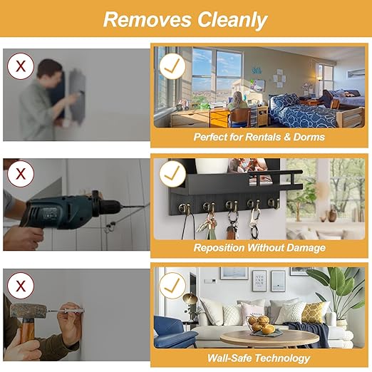 Alocs Double Sided Tape Heavy Duty, Extra Large Nano Adhesive Tape Wall Decor - Image 6
