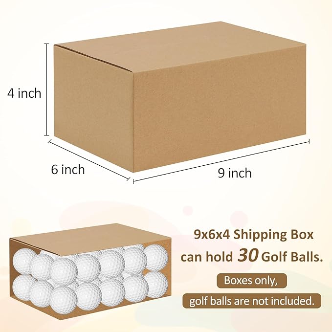 Eupako 9x6x4-Small-Shipping-Boxes-30-Pack-Brown-Corrugated-Box-Mailers - Image 2