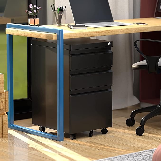 Aobabo 3 Drawer File Cabinet - Image 9