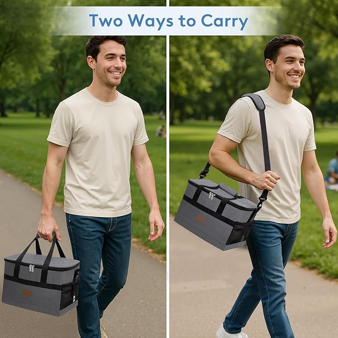 Lifewit Cooler Bag 30/50/60 Cans Collapsible and Insulated Large Lunch Bag - Image 6