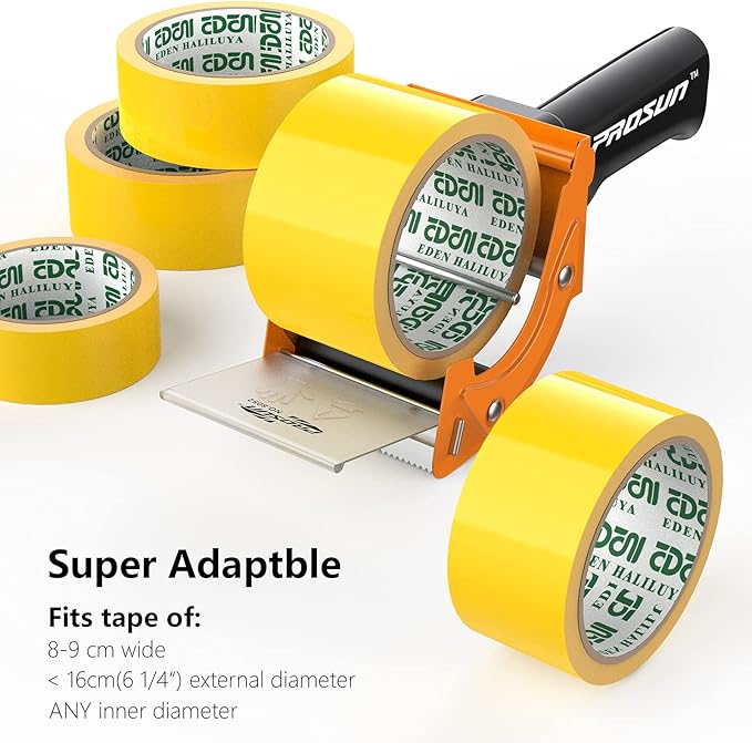 Fast Reload 3 Inch Wide Large Tape Gun Dispenser Packing Packaging Sealing - Image 3