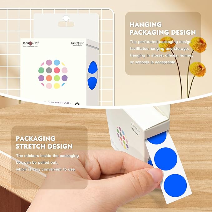 PARLAIM 3/4 Inch Color Coding Label Stickers - Image 3