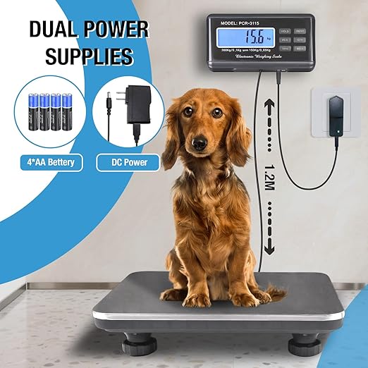 SurmountWay Shipping Scale 660lbs LCD Digital Platform Heavy Duty Portable - Image 7
