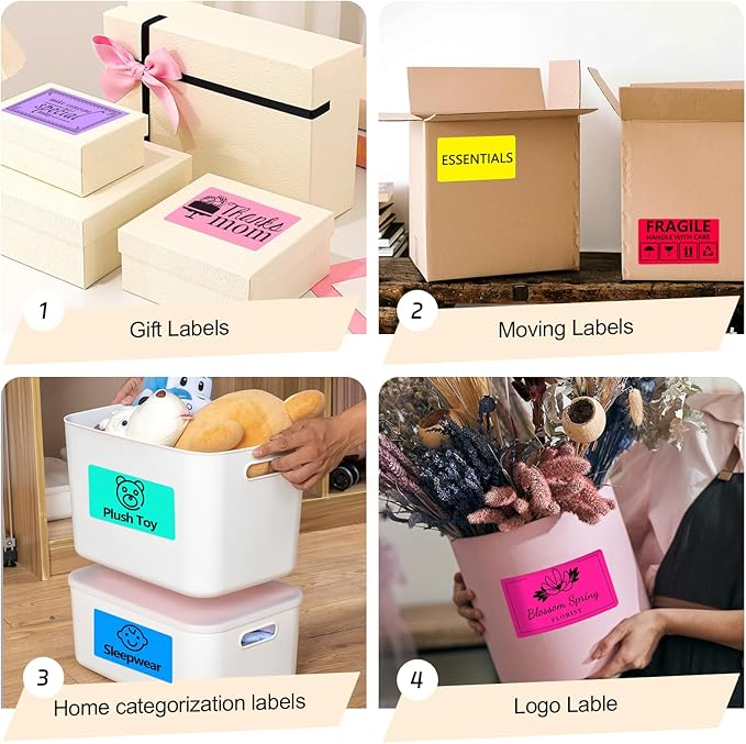 3x5 Inch Thermal Label Stickers, Moving Boxes, Address & Inventory Organization - Image 6