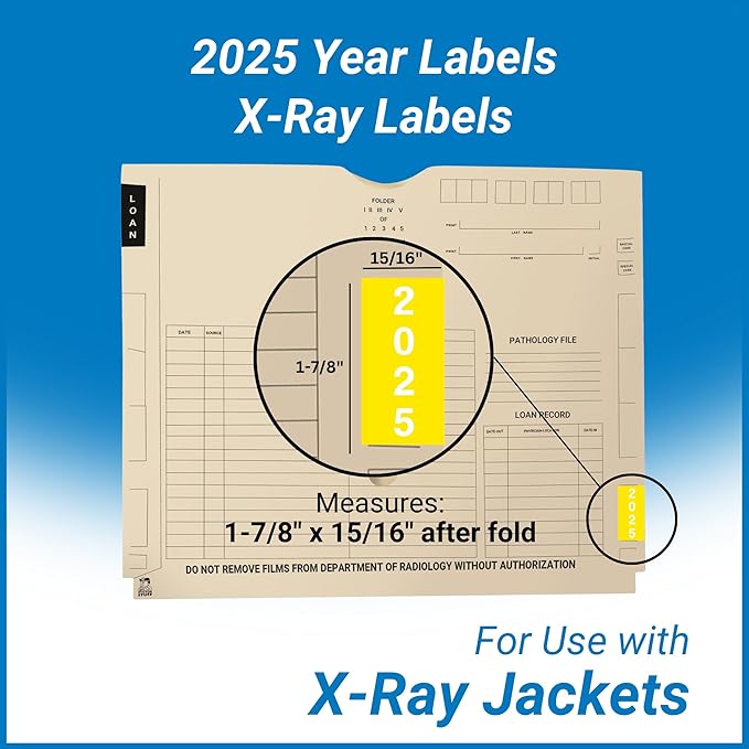 2025 Year Labels, Doctor Stuff 2025 Chart Stickers, IFC AFV Style, USA Made - Image 5