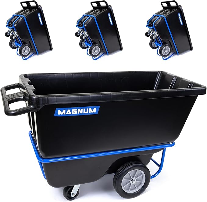 Tilt Truck, 1/2 Cu. Yd. Capacity Dump Cart by Unknown