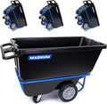 Tilt Truck, 1/2 Cu. Yd. Capacity Dump Cart by Unknown