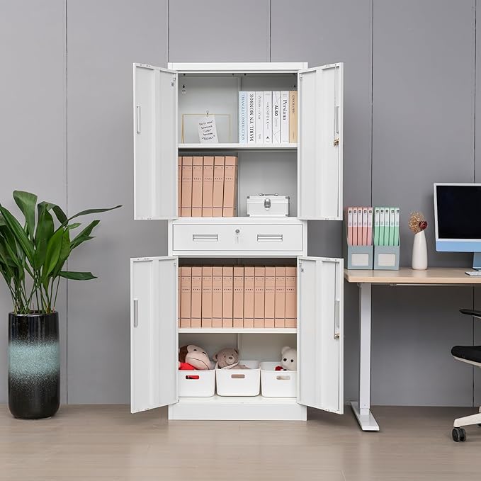 BESFUR 71" H Metal Storage Cabinet - Image 6