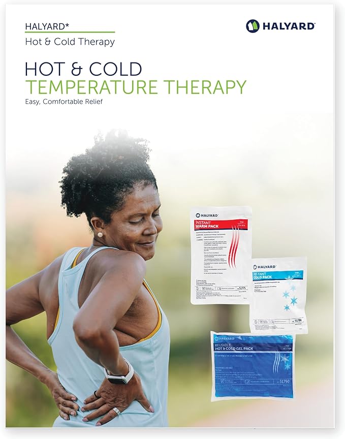 HALYARD Instant Cold Pack Disposable Cold Compress Ice Packs w/Flocking - Image 5