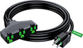 Extension Cord 10 Feet, SJTW Extension Cord by MaximmCable