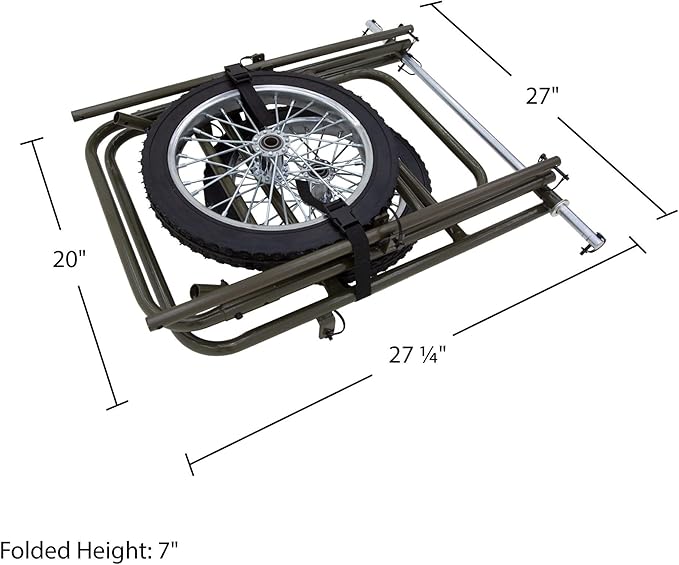 Kill Shot Deer Hunting Folding Game Cart 500 lb Capacity - Image 3