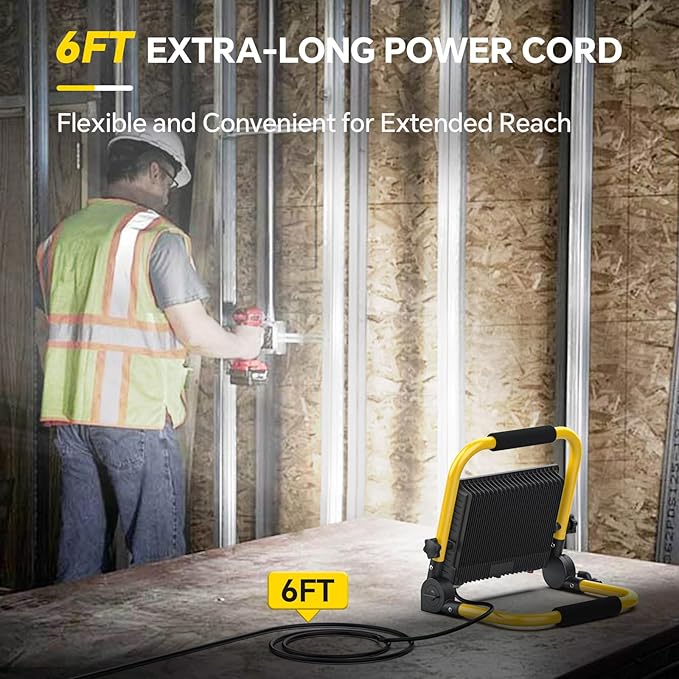 10000 Lumen LED Work Light: Portable Work Light - Image 6