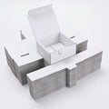 Small Shipping Boxes 3.5x3.3x1.6 Inches, Packaging & Storage by LineKap
